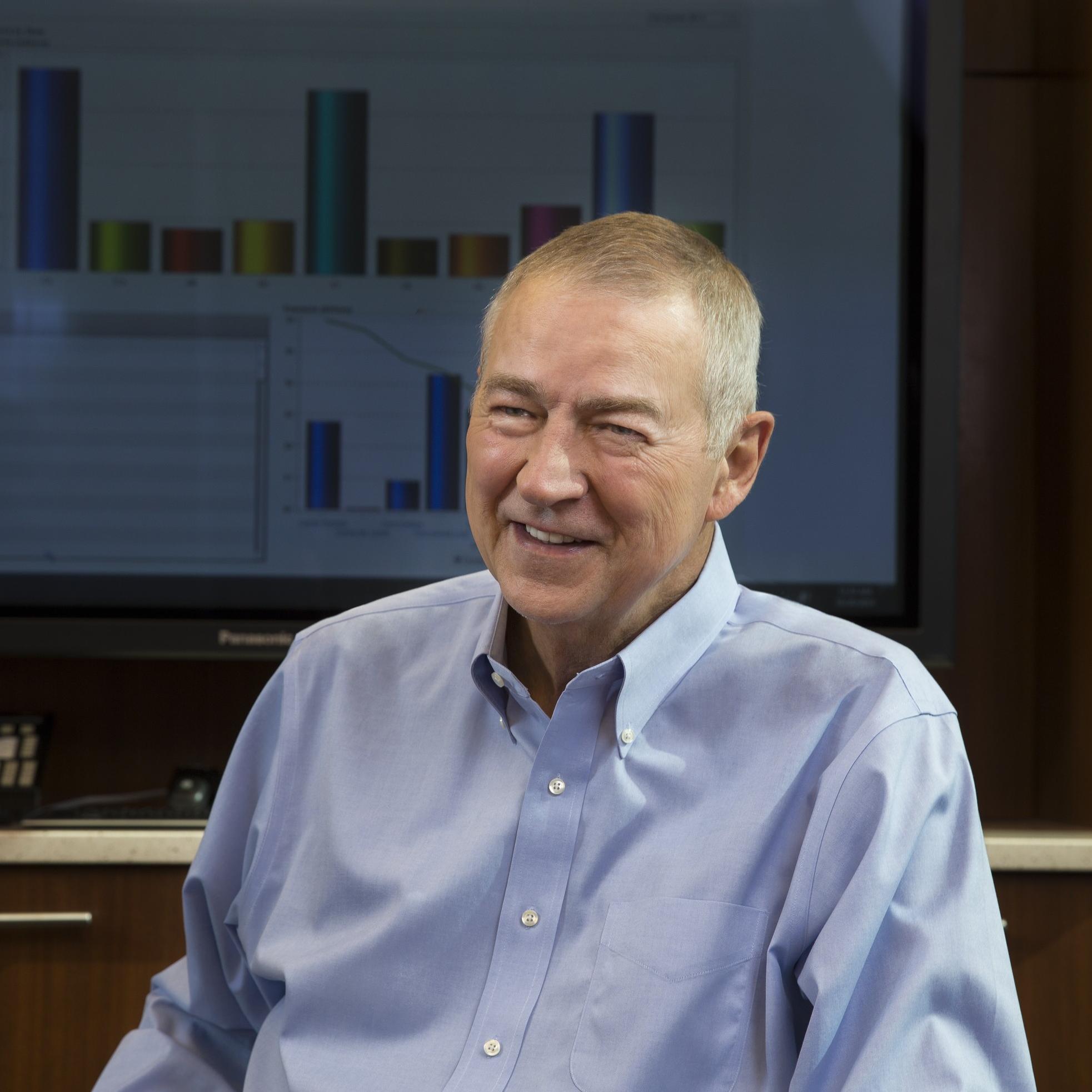 Jim Goodnight CEO at SAS Headshot image of Jim Goodnight CEO at SAS