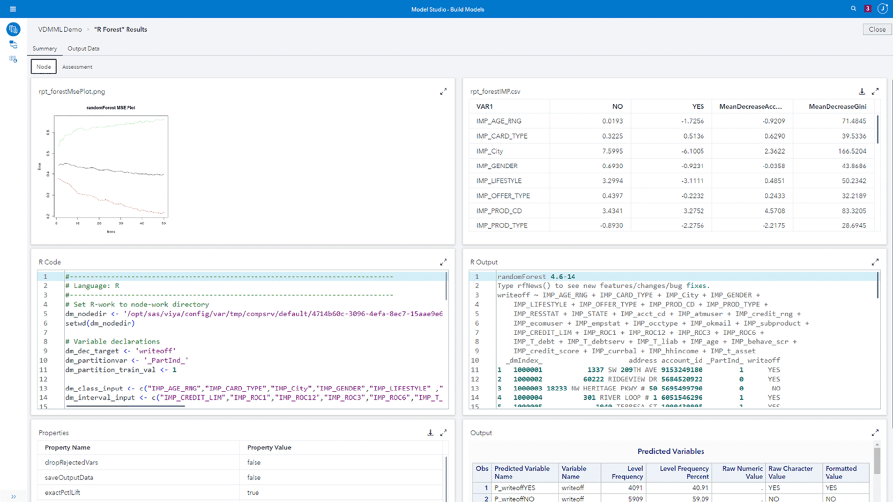 SAS Viya open source screenshot